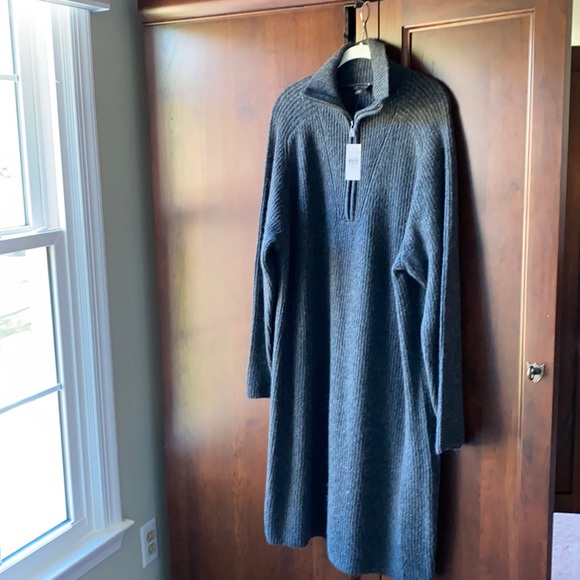 Ann Taylor Dresses & Skirts - ANN TAYLOR sweater dress, NWT, gray, size XXL